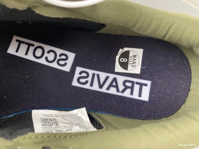 Bmlin Shoes OG TRAVIS X JORDAN AIR LOW SCOTT OLIVE DM7866-200 1 MEDIUM 0801
